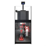 Red Sea REEFER MAX 200 G3 aquarium system with black cabinet and included sump equipment