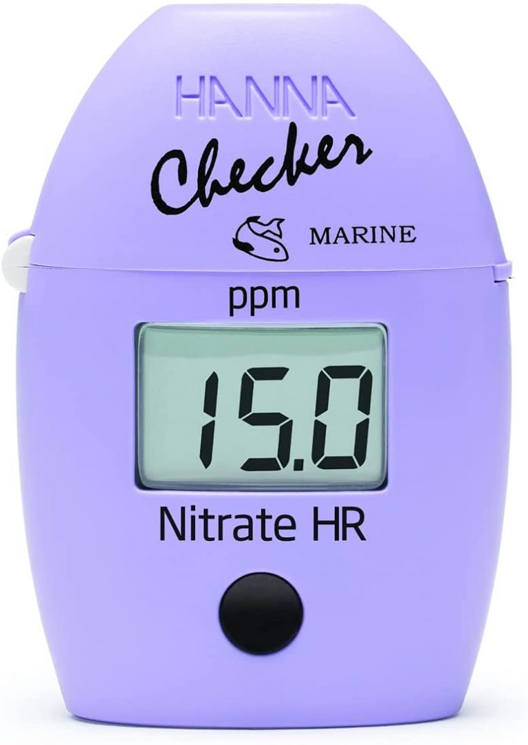 Hanna HI782 high-range nitrate checker for marine water