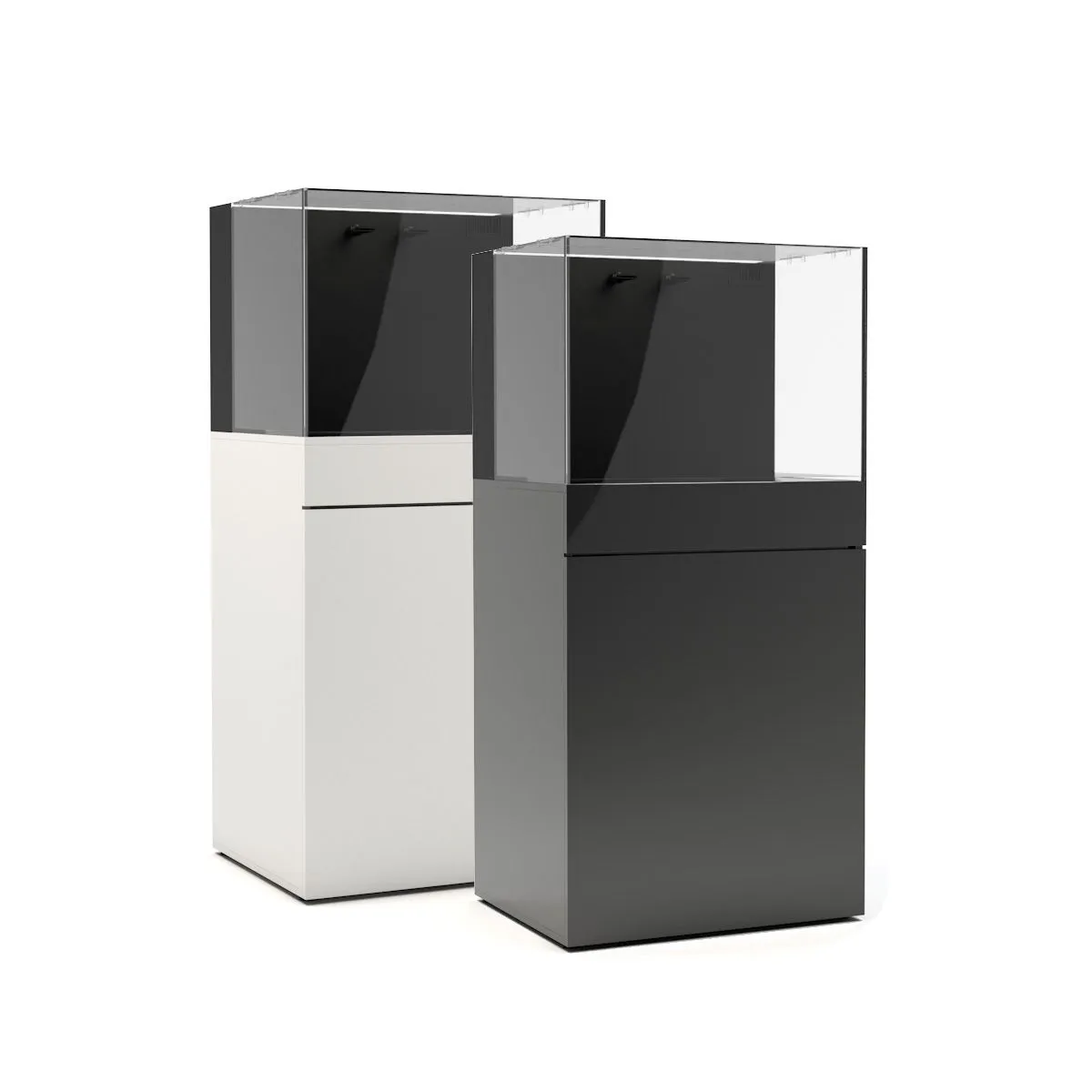 JBJ RF-45 45 gallon rimless aquarium and cabinet stand
